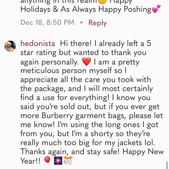 💕”Merci Buckets” for Your Posh LOVE💕 - Picture 5 of 16